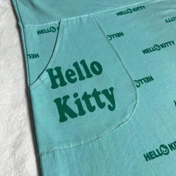 Hello Kitty Green Clover Juniors size Medium Nightgown Dress D&P Fashion - Picture 4 of 6